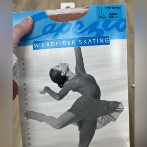 1812C capezio over the boot with no hooks skater tight suntan